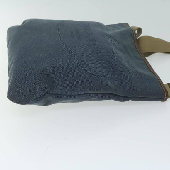 PRADA Shoulder Bag Canvas Navy Auth ep3115 - Picture 3 of 16